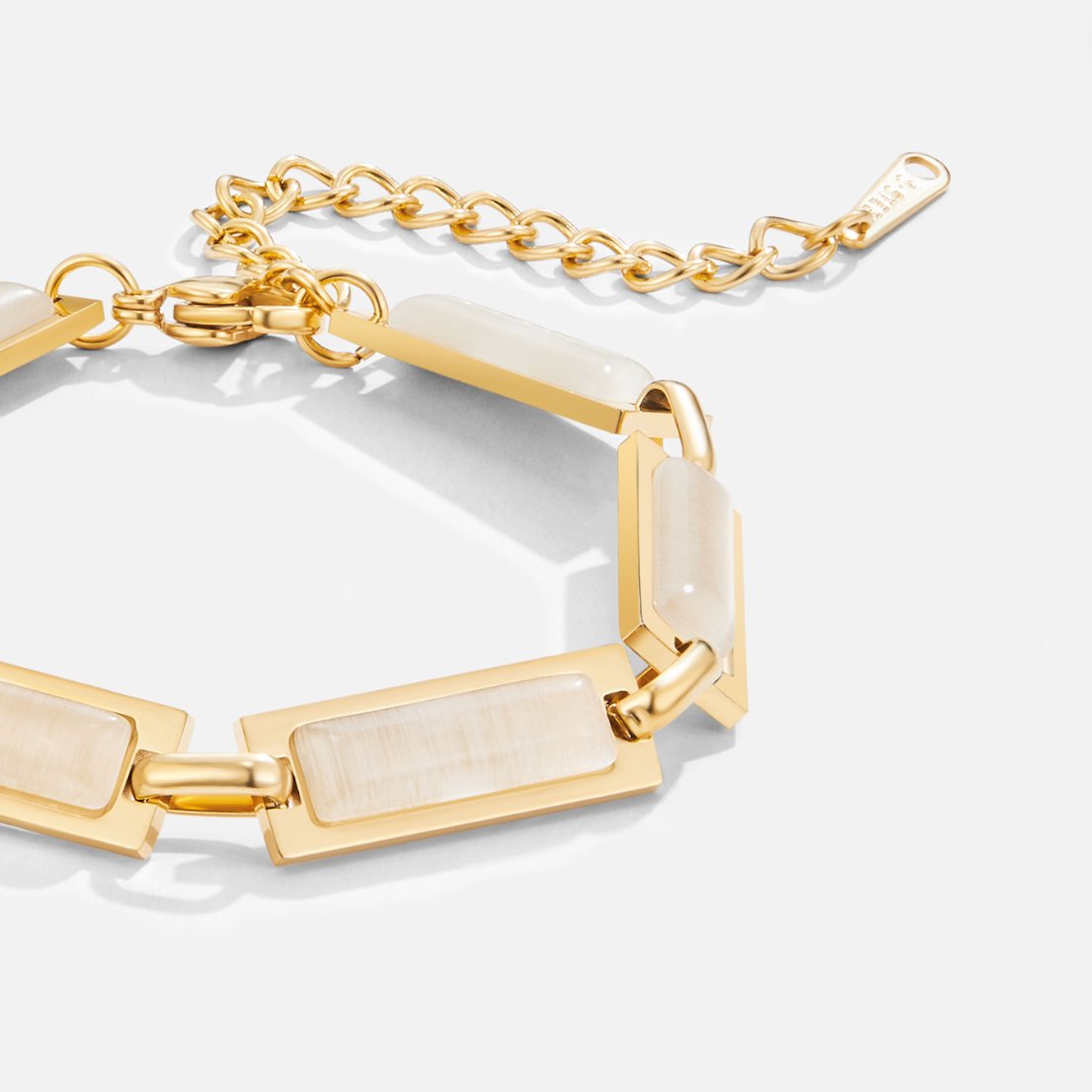 Opal Gouden Baguette Armband Hoofdafbeelding