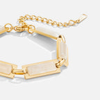 Opal Gouden Baguette Armband