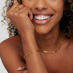 Paperclip Gouden Armband