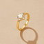 Pearl & Kristallen Eternity Ring