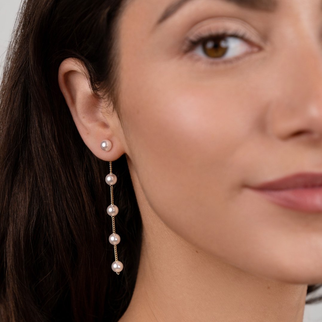 Pearl Drop Oorbellen Secundaire afbeelding