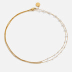 Pearl & Gouden Long Ketting