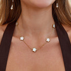 Pearl Shell Clover Ketting