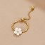 Pearl Witte Blossom Flower Ring