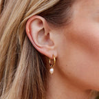 Pink Freshwater Parel Bella Ronde Oorbellen