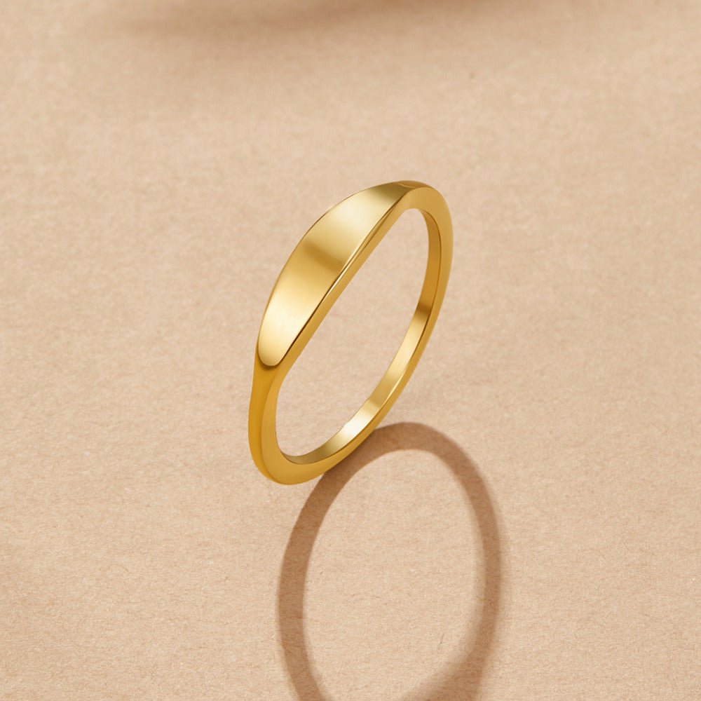 Pipa Gouden Signet Ring