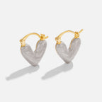 ‘Pure Love’ Hart Oorbellen