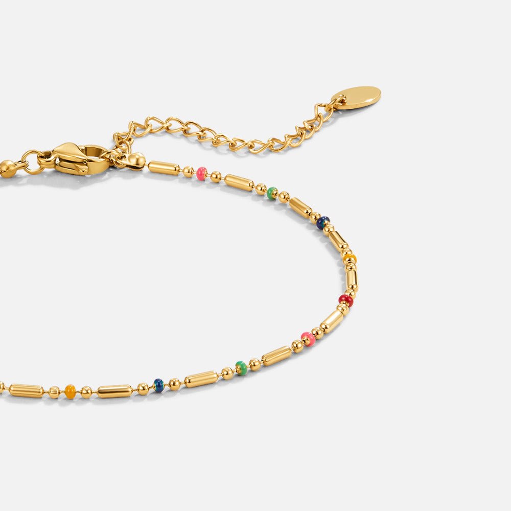 Regenboog Kralen Anklet