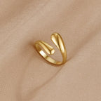 Raven Gouden Wikkel Ring