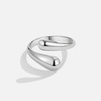 Zilveren Raven Wikkel Ring