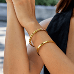 Gouden Renee Chunky Armband