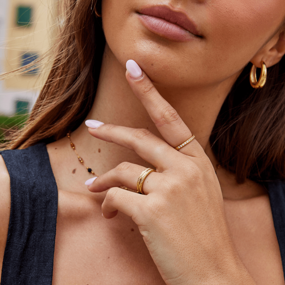 Rina Gouden Band Ring