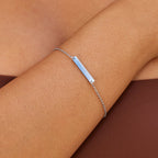 Rina Zilveren Bar Armband