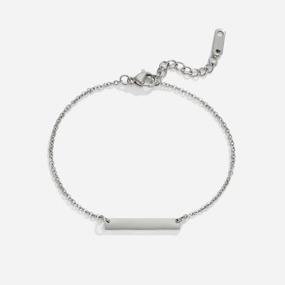 Rina Zilveren Bar Armband