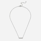 Rina Zilveren Bar Ketting