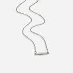 Rina Zilveren Bar Ketting