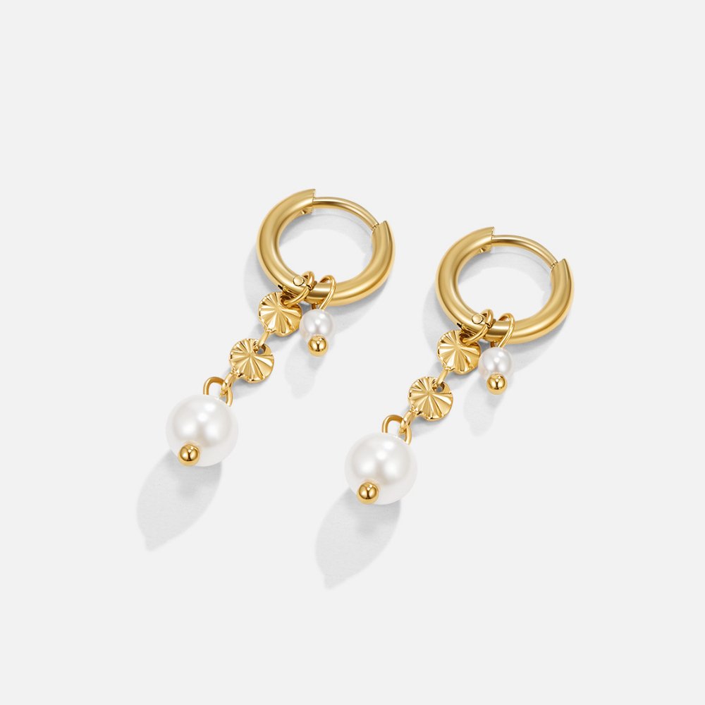 Rini Parel Tassel Oorbellen
