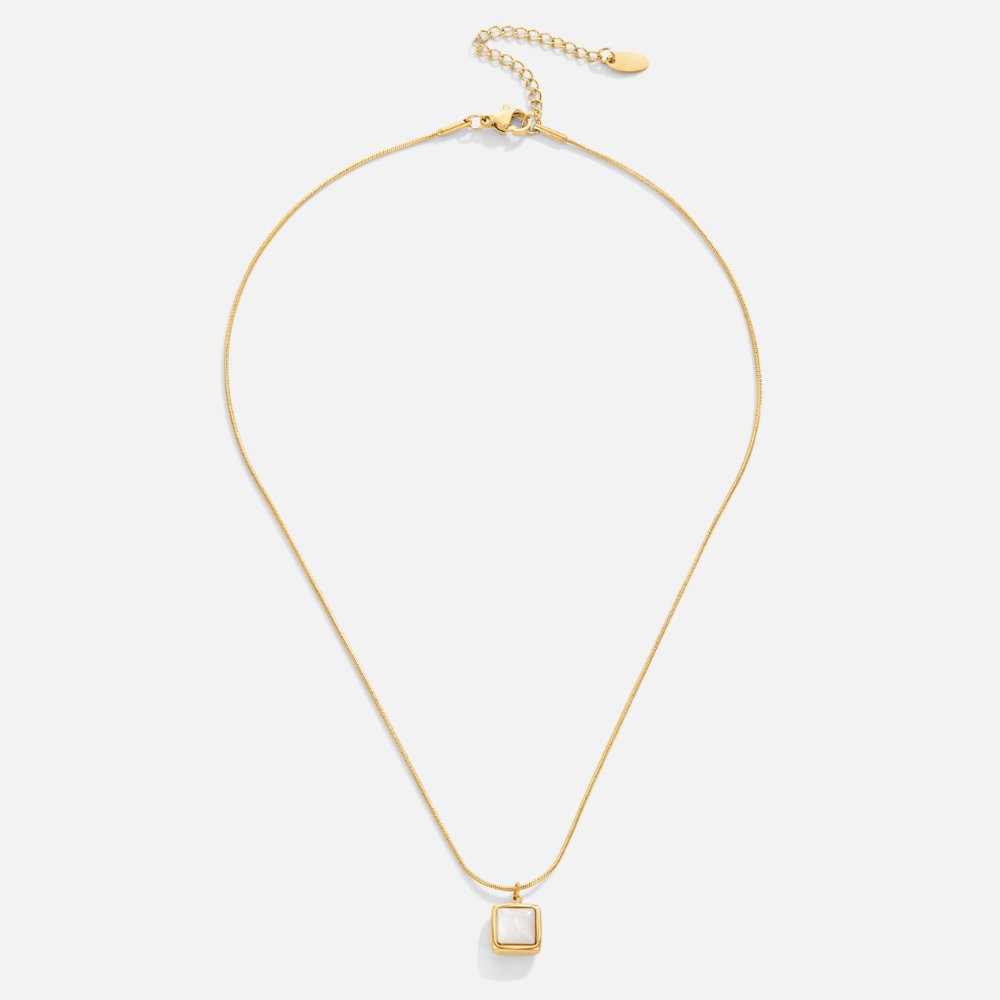 Gouden Riva Moonstone Hanger Ketting