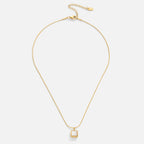 Gouden Riva Moonstone Hanger Ketting