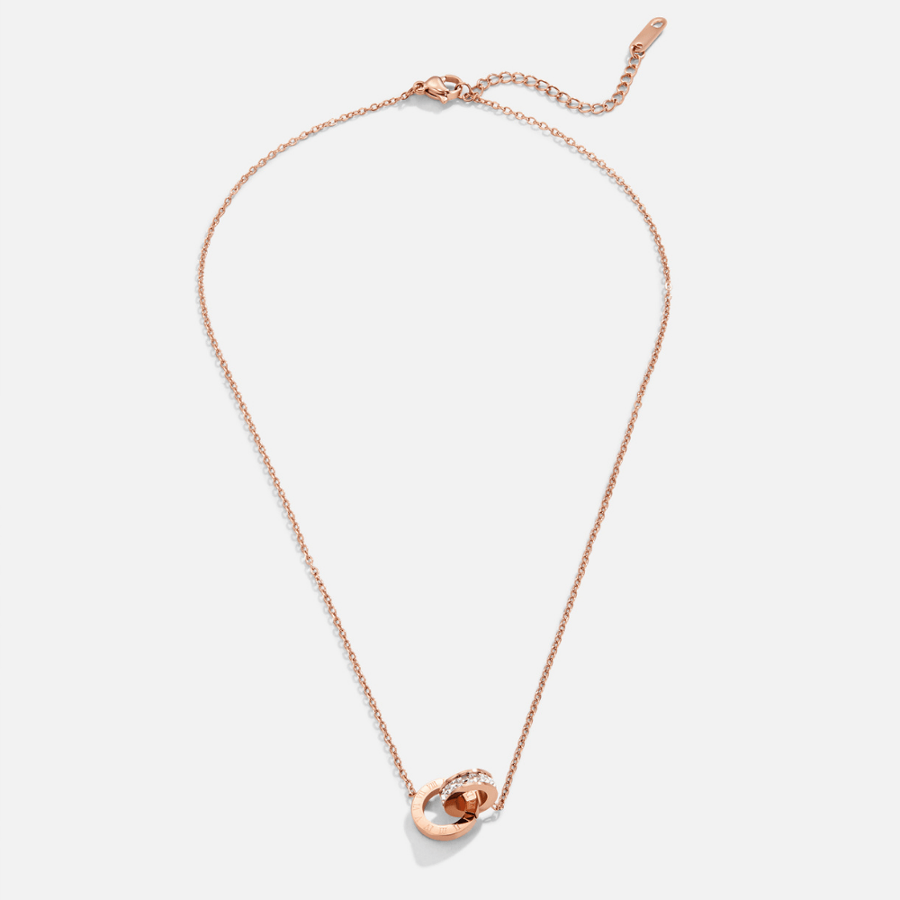 Rosé Gouden Infinity Ketting