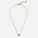Ruby Baguette Ketting