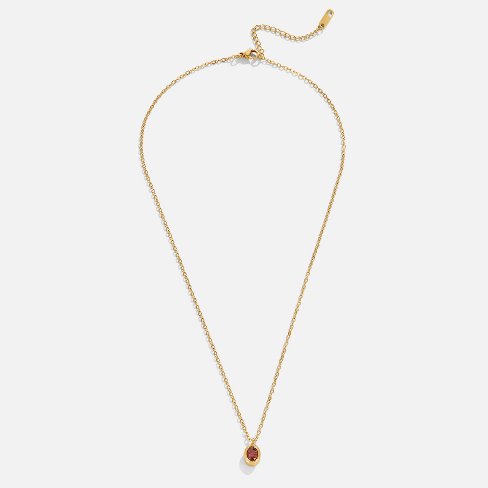 Ruby Rode Kristallen Ketting