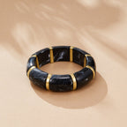 Sabina Black Marbled Armband