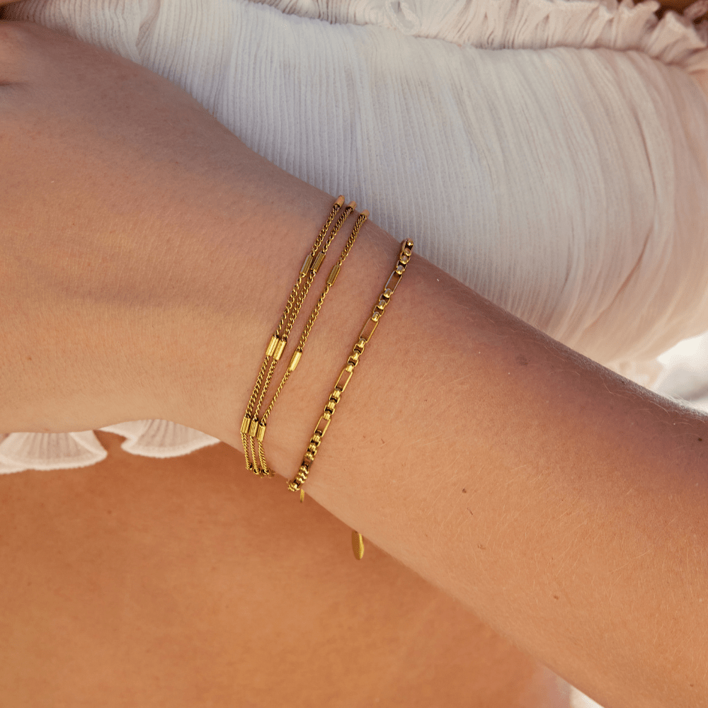 Sabina Triple Gelaagde Armband