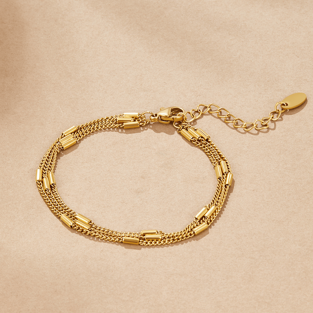 Sabina Triple Gelaagde Armband