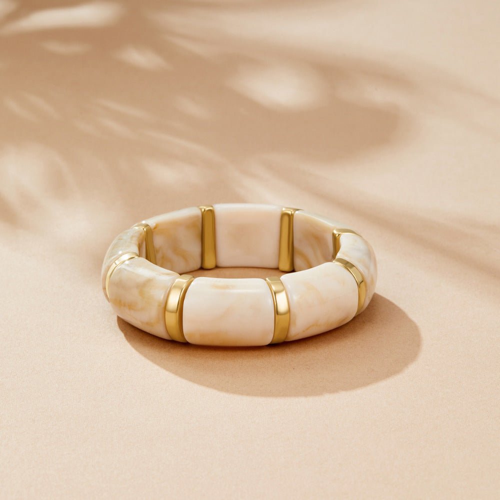 Sabina White Marbled Armband Hoofdafbeelding