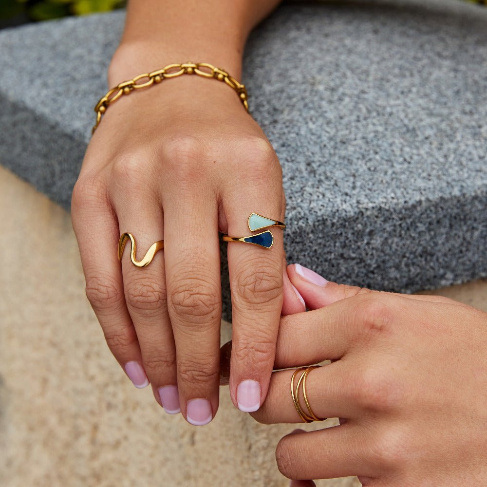 Safira Blue Dream Ring Secundaire afbeelding