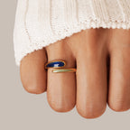 Safira Blue Wikkel Ring