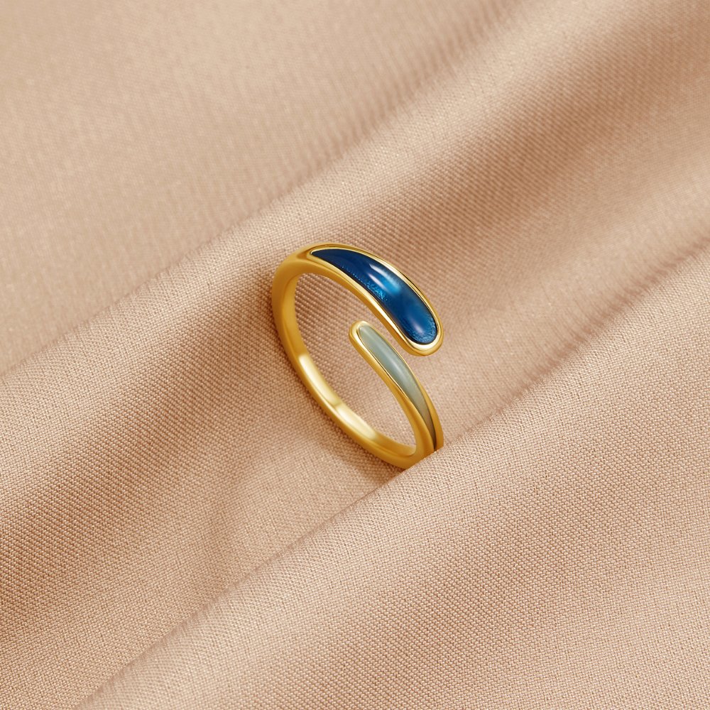 Safira Blue Wikkel Ring