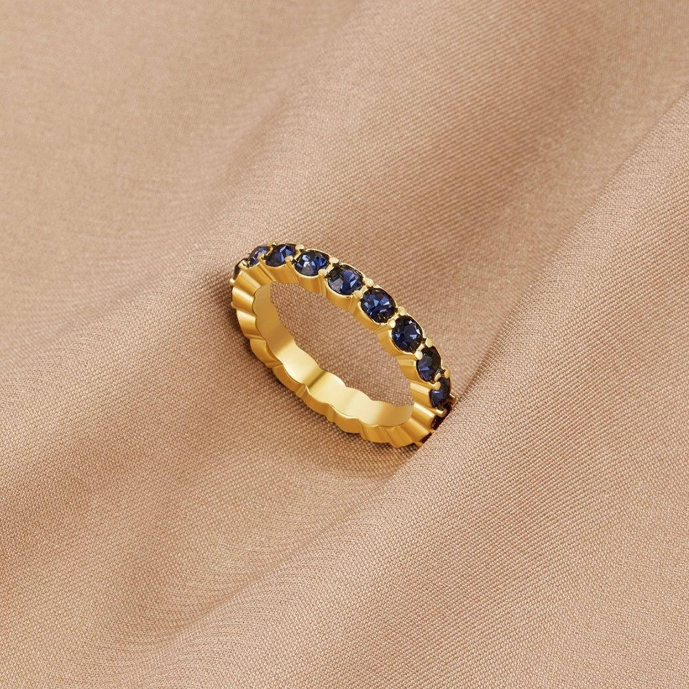 Sapphire Beauty 18k Kristallen Ring Hoofdafbeelding