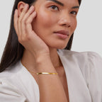 Sarya Snake Ketting Gouden Armband