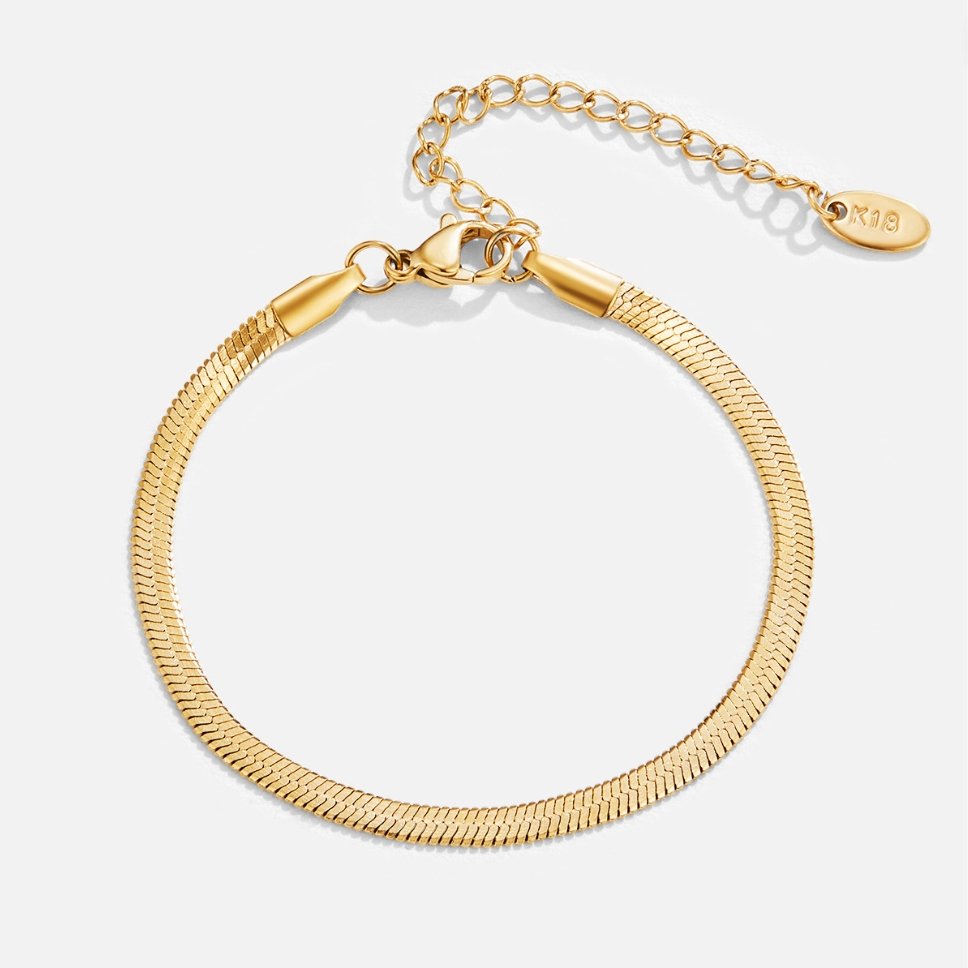 Sarya Snake Ketting Gouden Armband