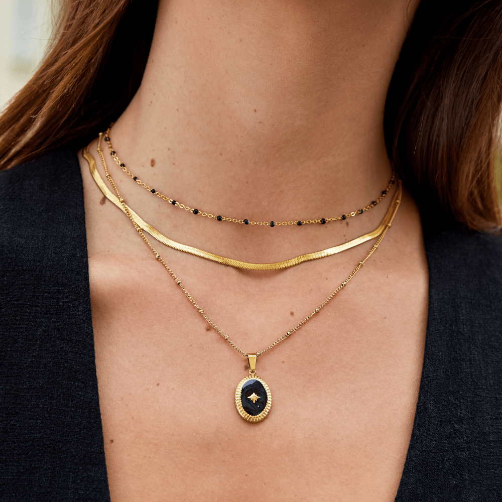 Sarya Snake Ketting Gouden Ketting