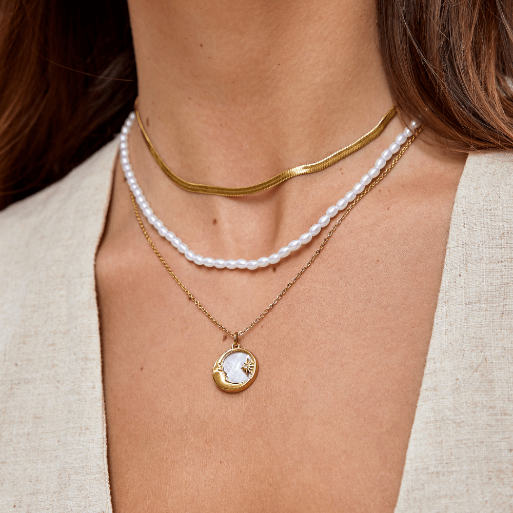 Sarya Snake Ketting Gouden Ketting