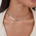 Sarya Snake Ketting Zilveren Ketting