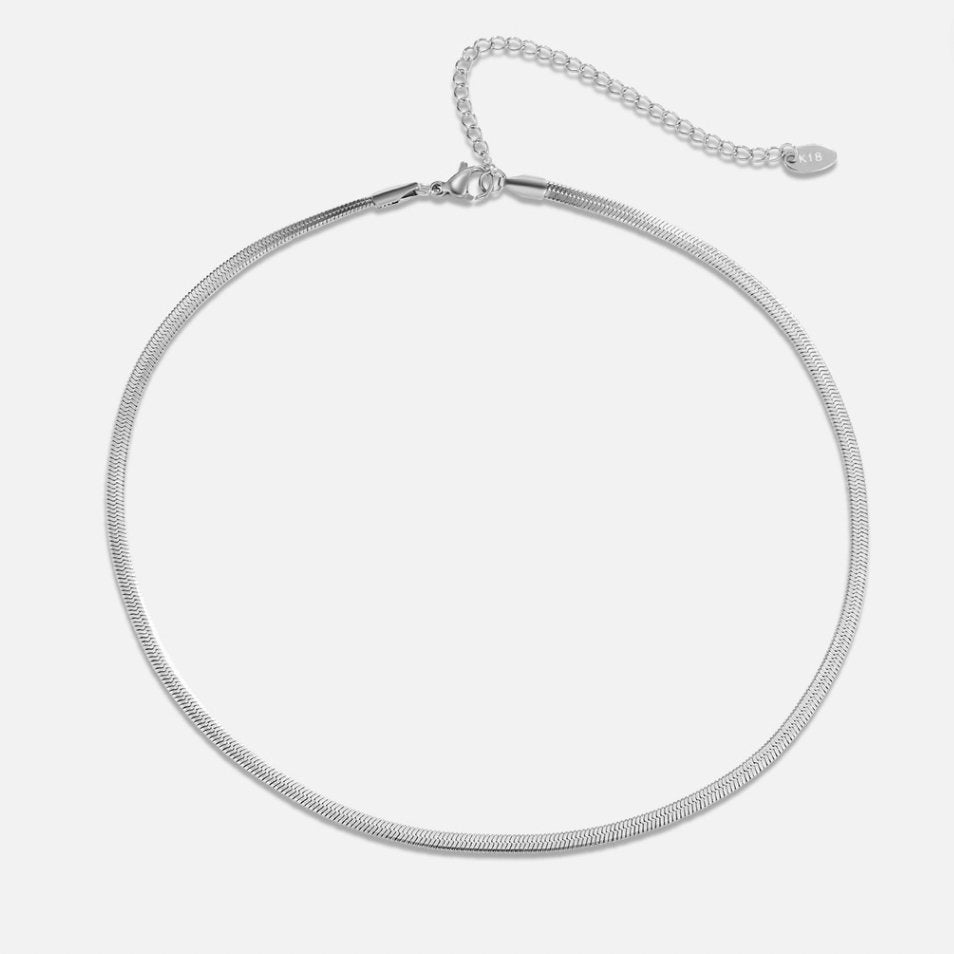 Sarya Snake Ketting Zilveren Ketting