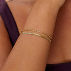 Selene Snake & Bead Ketting Armband