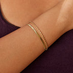 Selene Snake & Bead Ketting Armband