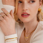 Selene Snake & Bead Ketting Armband