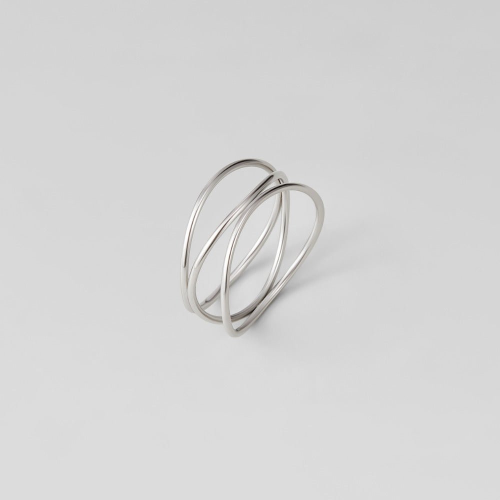Zilveren Infinity Loop Ring Hoofdafbeelding