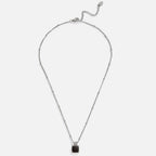 Zilveren Lucia Black Hanger Ketting
