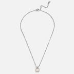 Zilveren Lucia White Shell Hanger Ketting