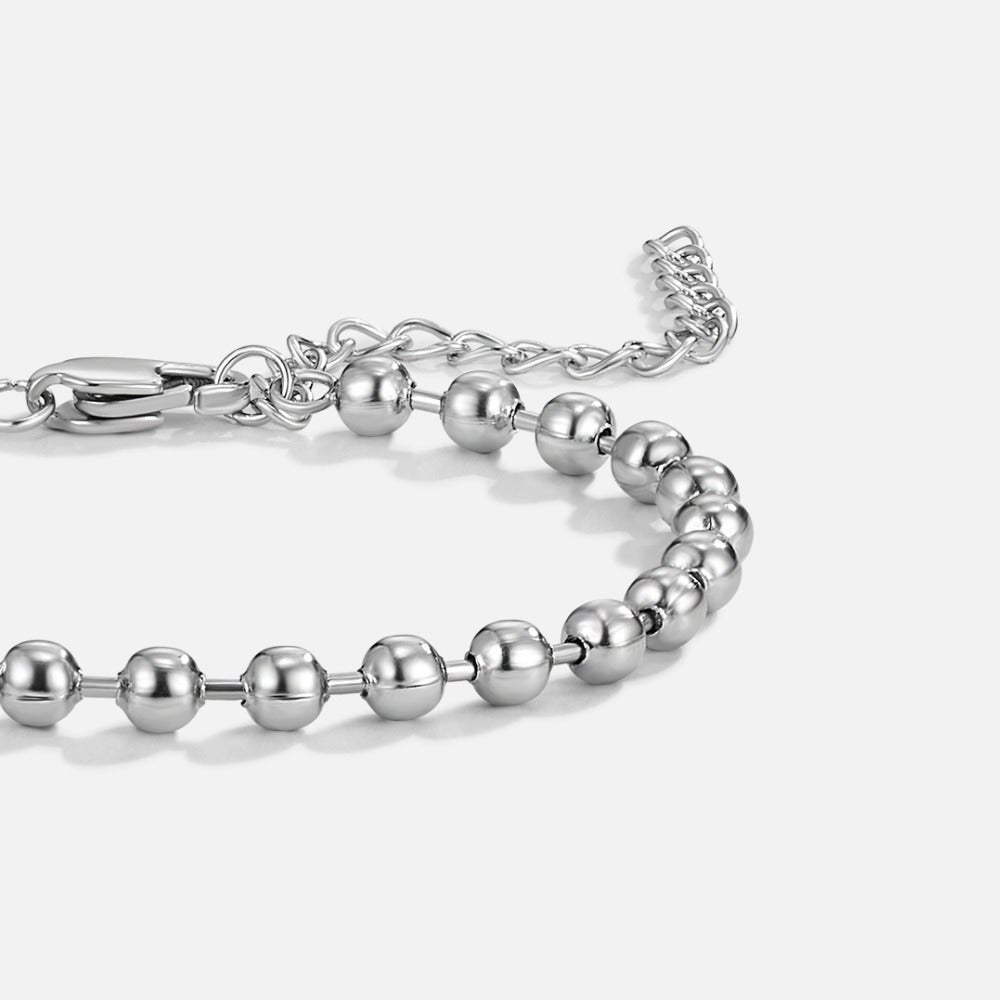 Zilveren Lulu Kralen Armband