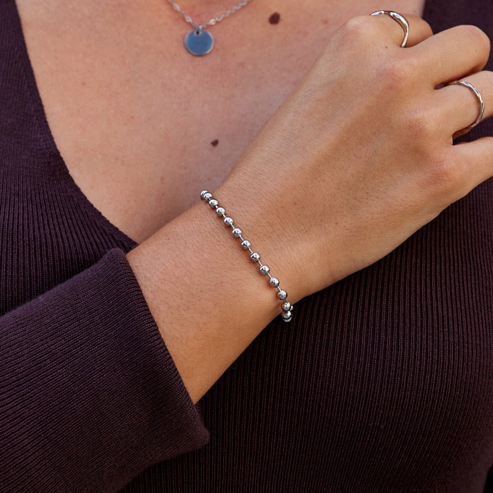 Zilveren Lulu Bead Armband Secundaire afbeelding