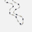 Zilveren Lulu Midnight Beaded Stone Ketting