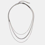 Zilveren Multi-Gelaagde Ketting  Ketting
